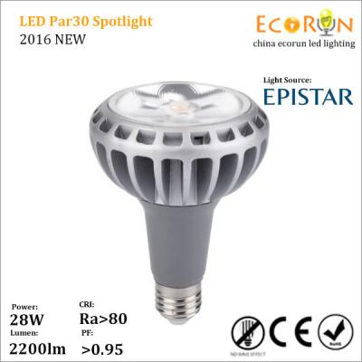 China Super spotlight 2500lm e27 par30 30w led spotlight for sale