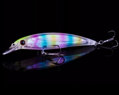 China Luminous Minnow Blood Tank Hook Light 12colors Durable Baits PESCA Wobbler Lure Fishing Tackle Carp Fishing Lures for sale