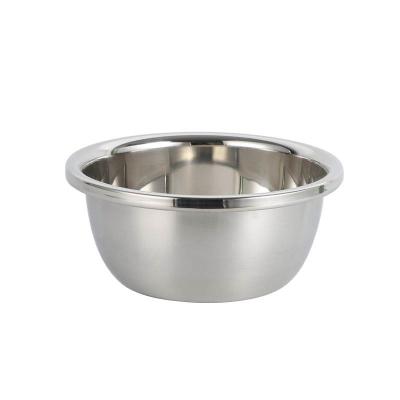 China Non-automatic multi-specification deepening and thickening dog basin stainless steel metal dog bowls for sale