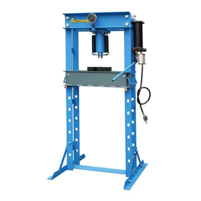 China Easy to install Heavy Duty Hydraulic Shop Press Manual H Frame Shop Pressure Station with Bottle Jack for sale