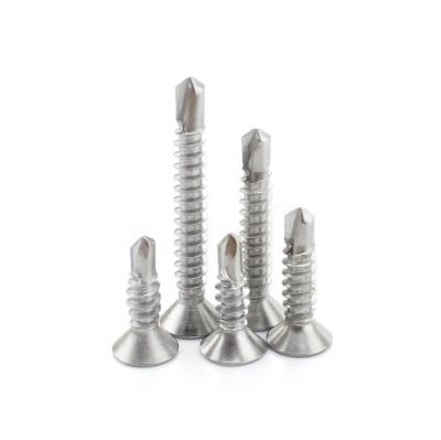 China Automotive Industry Flat Head Recessed Self Drilling Countersunk Head Screws for sale