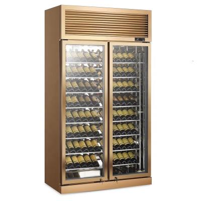 China Commercial Hotel Restaurant Upright Wine Celler 300 Bottles Wine Fridge for sale