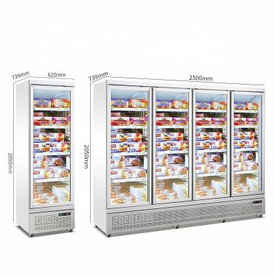 China Single-temperature -22C Commercial Upright Ice Cream Freezer for sale