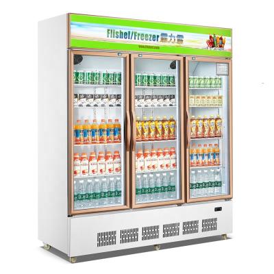 China Commercial Glass Door Supermarket Single-temperature 3-post Digital Price Display For Supermarket for sale