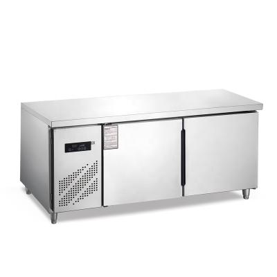 China Non-Standard Custom Commercial Single-Temperature Kitchen Countertop Freezer Restaurant Countertop Commercial Refrigerator Under Top Salad Counter Fridge Drawer Refrigerator for sale