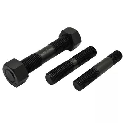 China Industry General Black Double End Bolt M3-M100 Double End Stud Bolt Price Two End Bolt for sale