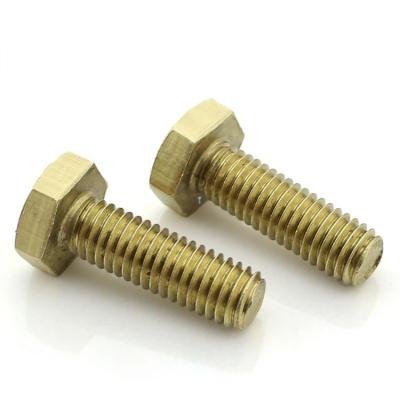 China Brass Manufacturer Direct Sales Of Brass Nuts And Bolts Of Various Specifications for sale