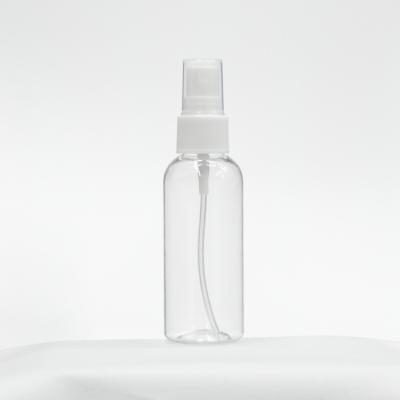 China Personal Care 60ml Clear PET Hand Sanitizer Plastic Mist Spray Bottle Netting With Sprayer for sale