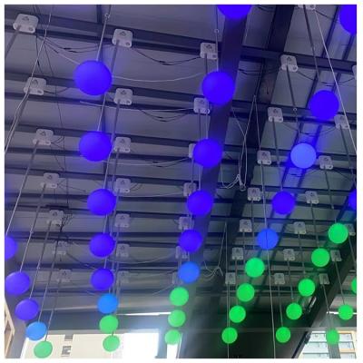 China Other Size Quality Disco Party DJ KTV Nightclub Colorful DMX RGB Led Lifting Ball Knietic Lighting for sale