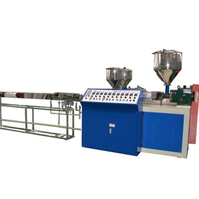 China food & Eco Friendly Biodegradable Colorful Beverage Factory Two Color PLA Drinking Straw Extrusion Production Line for sale