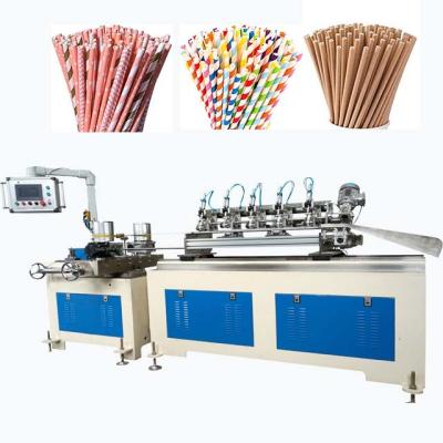 China Beverage Straw Making Machine Automatic Paper Biodegradable Paper Drinking Straw Making Production Line for sale