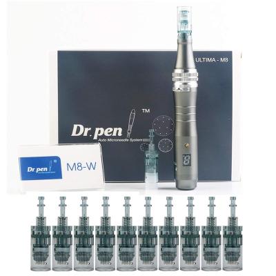 China Dr. dermapen Anti-hair removal pen original manufacturer M8 derma pen needle cartridges for sale