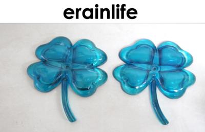 China Child Home Decorating Accessories 2 Pcs Blue Polyresin Flower for sale