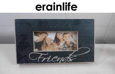 China Black Oblong Picture Photo Frames Resin ERRN-046 For Friends Photo for sale