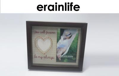 China Birthday Gift Picture Photo Frames / Brown Wall Picture Frames For Display Your Favorite Pictures for sale