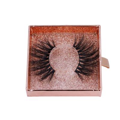 China Factory Wholesale Thick Crisscross Mink Eyelashes Wholesale Seller Private Label 20mm Mink Lashes Fluffy Lashes With Customized Eyelash Boxes for sale