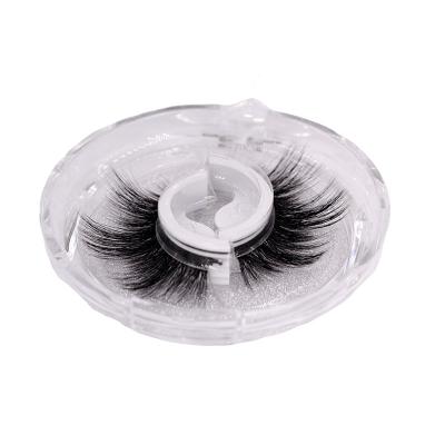 China Long Mink Eyelashes Manufacturer Self Adhesive Natural Mink Lashes 100% Real Mink Individual Eyelash for sale