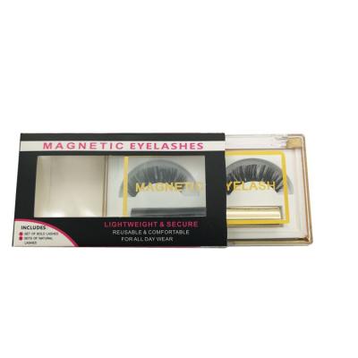 China Wholesale Dramatic False Eyelash Magnetic Lashes Magnetic Eyelashes Vendors Custom Thick 3d Mink Eyeliner for sale