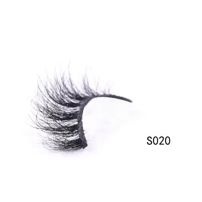 China Wholesale 100% Natural Real Mink Fur Long Lashes 3d Mink Eyelashes for sale