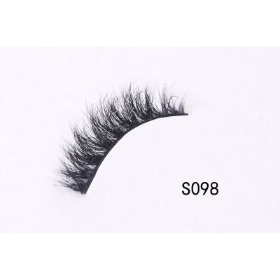 China Wholesale Natural Thin Mink Eyelash Vendor False Lashes True 5D Mink Hand Made Accept Customized Logo Natural and ODM/OEM Thin Cross for sale