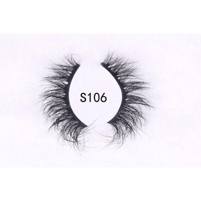 China Long Fake Natural Mink Lashes Private Label Real 5D Mink Eyelashes for sale