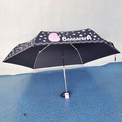 China Wholesale Automatic 3 Cute Umbrella Gift Umbrellas From Suppliers Custom Cartoon Times The Barbapapa Umbrella for sale