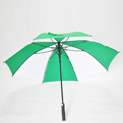 China Modern Hot Sale Custom Brand Logo Automatic Oversize Durable Wind Resistant Golf Umbrella Business Gift for sale