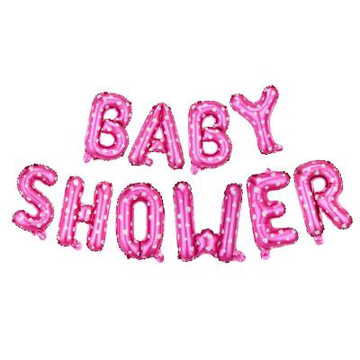 China Fashional New Design Baby Shower Letter Balloon Set Foil Balloons Party Decoration for sale