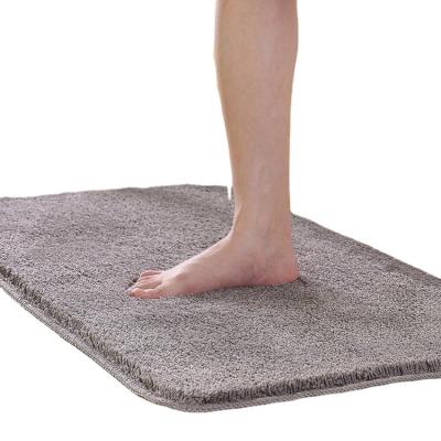 China Velvet Non Slip Bathroom Cake Floor Absorbent Slip Mats In The Door Entrance Bathroom Floor Matsshaggy Carpet for sale