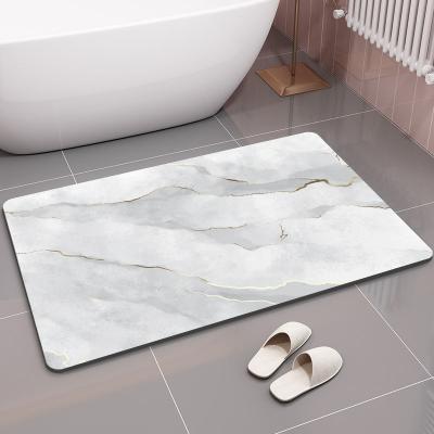 China Living Room Non-Slip Imitation Imitation Bathroom Door Mat Water-Absorbing Floor Mat Water-Absorbing Quick-Drying Mud Non-Slip Small Mats BedroomFoot Protection Mats for sale