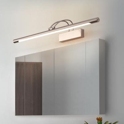 China Modern Modern Bathroom Light Fixtures Art Painting Wall Mountable Lamp Indoor Graphite Linear Picture Light for sale