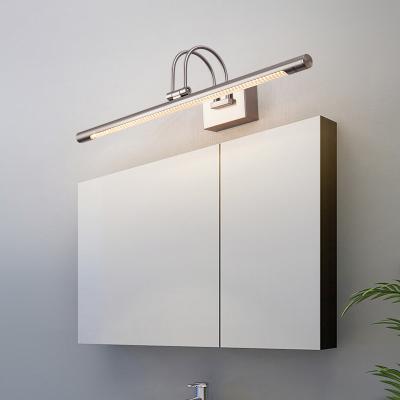 China Modern Nordic Linear Wall Light Metal LED Linear Wall Light Modern Metal Bathroom Vanity Mirror Makeup Toilet Wall Lamp for sale