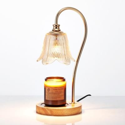 China Modern Vintage Lantern Shaped Candle Warmer Aromatherapy Lamp Wax Candle Lamp Aromatherapy Candle Table Lamp Cast Light for sale