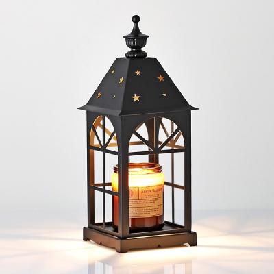 China Modern Luxury Electric Melting Wax Scent Censer Vintage Elegant Candle Warmer Table Lamp with Heater Bulb for sale