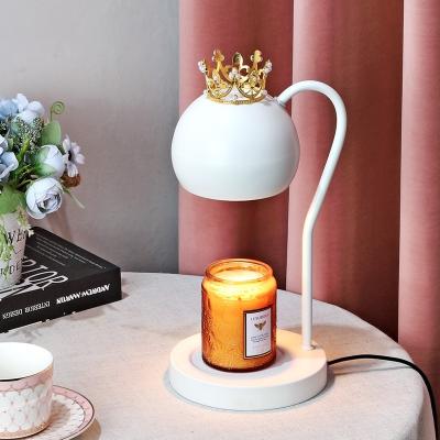 China Modern Romantic Home Adjustable Temperature Candle Lamp Flower Shape Flower Decor Warmer Table Lamp for sale