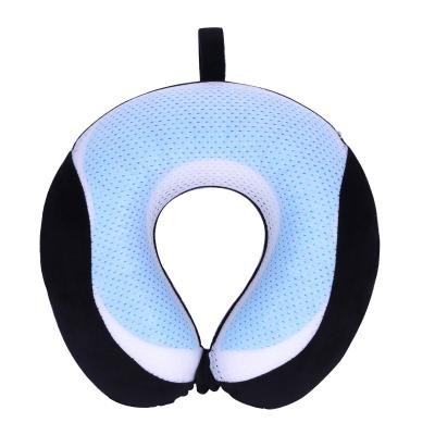 China Anti-Apnea 2021 Summer Gel Memory Foam Travel Neck Pillow Car Cooling Pad for sale