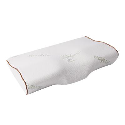 China Memory Fabric Memory Foam Neck Pillow Comfortable Popular Bamboo Bed Pillow For Sleep for sale