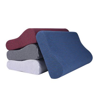 China Wave Stripe Memory Foam Sale Mites Anti Dust Orthopedic Pillow Warm Soft Pillow Bed For Neck Pain Sleeping Cushion for sale