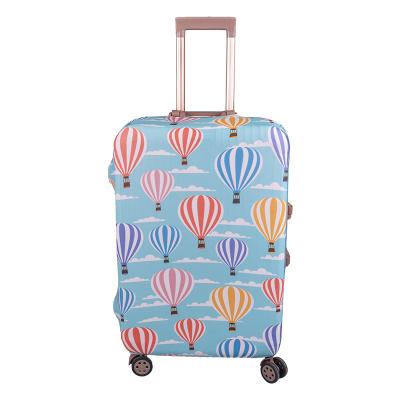 China China Factory High Quality High Elastic OEM Printed Spandex Luggage Cover Suitcase Cover Device for sale