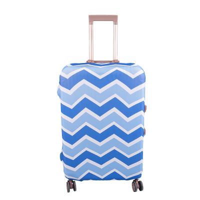 China China Factory High Elastic OEM Printed Spandex Luggage Cover Suitcase Cover for sale