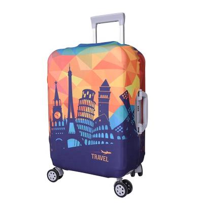 China Airport ; Travel ; Shift ; Business; 2021 Sleep Sales Promotion Prepare To Ship Spandex Luggage Cover Protective Suitcase Cover Protector for sale