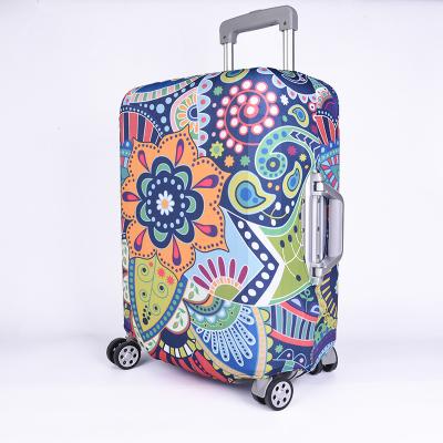 China Alibaba hotsale factory price travel bag cover high elastic cover/washable spandex luggage for sale