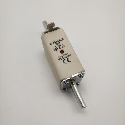 China LINDNER LOW VOLTAGE Low Voltage HRC Fuse 500V 120kA Knife Contactor Blade NH0/NT0 Fuse Link LINDNER for sale