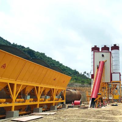 China Building Material Shops Productvity 2000L Mixer 120m3/h High Prepared Concrete Mixer Factory Price HZS120 Electric Cement Mixer Batching Concrete for sale