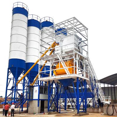 China The prepared concrete concrete machine 120m3/h production of the HZS120 construction material stores mixing plant the precast concrete plant equipment batching price for sale