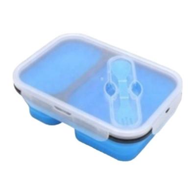 China Hot Selling Freshness Preservation Silicone Collapsible Crisper Lunch Box With Lids Leakproof Collapsible Containers for sale