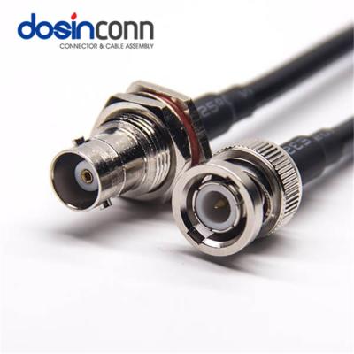 China Antennas Rg59 Hd-bnc Male To Female Straight Extension Cable Assembled With Bnc Cable 6g/hd-sdi BNC RG58 RG223 for sale