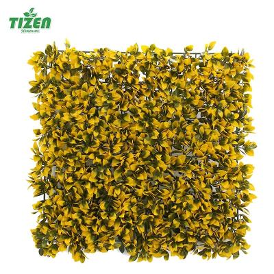 Chine Anti Minimalist--UV Artificial Grass Fence Boxwood Foliage Mat Panels Garden Ornaments Decor Hedge Green Wall à vendre