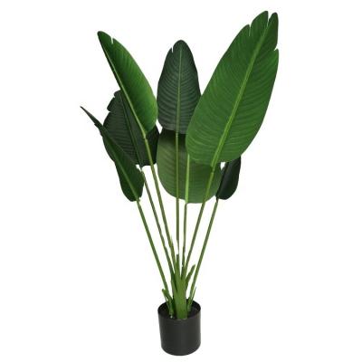 China High Quality Minimalist Home Decor Bonsai Banana Tree Fake Traveler-Tree Tropical Plant Greenery Artificial Plant zu verkaufen