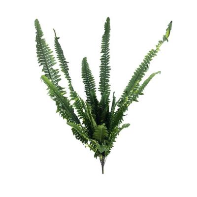 China Suitable for indoor decoration and artificial plastic green tropical leaves decorations placement green palm leaf bouquet group for hotel wedding hotel home decoration à venda